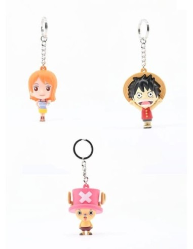 One Piece Pocket Hero Keychain Display (12)  YuMe Toys