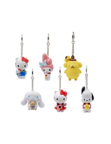 Sanrio Pocket Hero Keychain Hello Kitty and Friends Display (12)  YuMe Toys