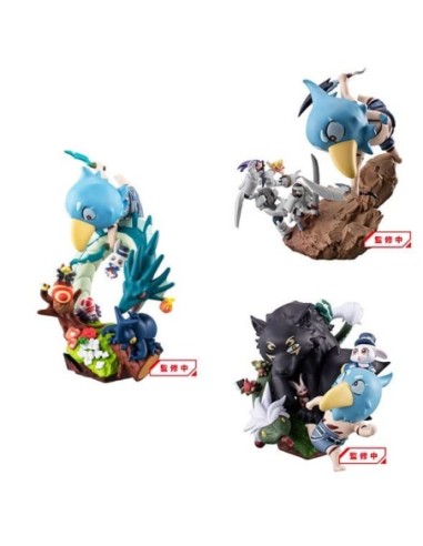 Shangri-La Frontier Petitrama EX Series Trading Figure 3-Set vs Monster Diorama Collection Set 11 cm  Megahouse