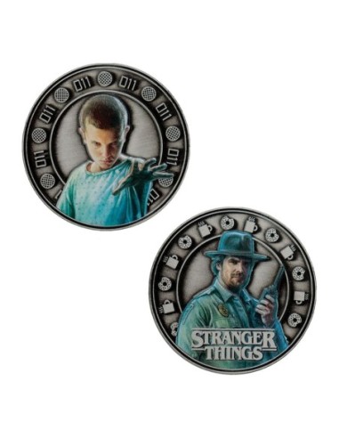 Stranger Things Collectable Coin Eleven & Hopper 4 cm