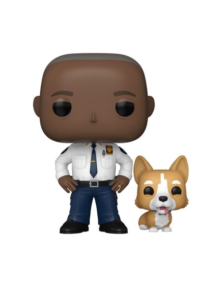 Brooklyn Nine-Nine POP! TV Vinyl Figure Cpt Holt w/dog 9 cm  Funko