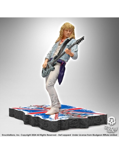 Def Leppard Rock Iconz Statue Rick Savage 24 cm