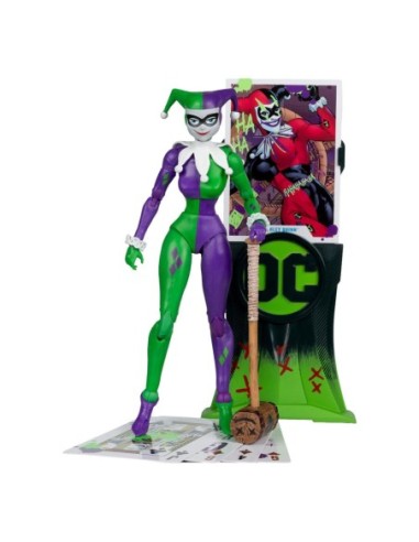 DC Multiverse Action Figure Harley Quinn (DC Classic) Jokerized (Gold Label) 18 cm