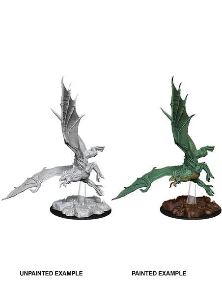 D&D Nolzur's Marvelous Miniatures Unpainted Miniature Young Bronze Dragon