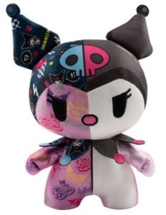 Sanrio DZNR Plush Figure Kuromi Graffiti Edition 18 cm