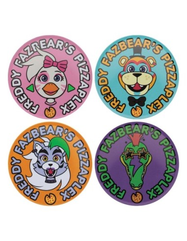 Five Nights at Freddy's Coaster 4-Pack Printed Drinks  Fanattik