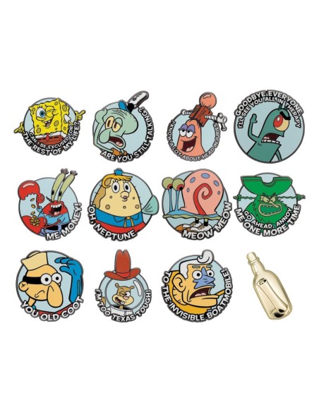 SpongeBob SquarePants World Pin Badge Display Mystery Pin Badge (12)