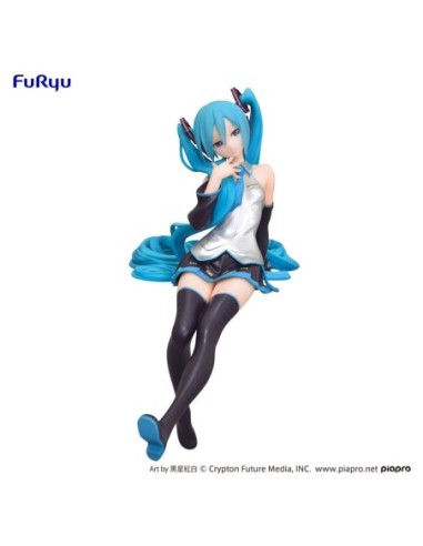 Hatsune Miku Noodle Stopper PVC Statue Kuroboshi Kouhaku Ver. (re-run) 14 cm