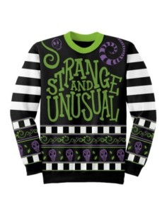 Beetlejuice Sweatshirt Christmas Jumper Showtime Strange and Unusual  Heroes Inc