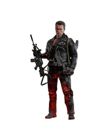 Terminator 2 Movie Masterpiece Action Figure 1/6 T-800 Battle Damaged Version 2.0 32 cm