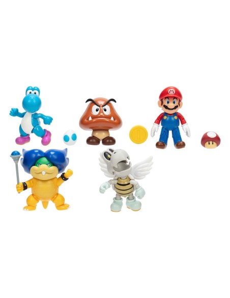 World of Nintendo Mini Figure Super Mario Wave 42 10 cm Assortment (6)