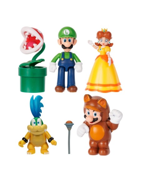 World of Nintendo Mini Figure Super Mario Wave 52 6 cm Assortment (8)