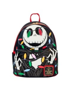 Nightmare before Christmas by Loungefly Mini Backpack Jack Light Up