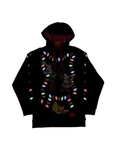 Disney by Loungefly hooded jacket Mickeys Light Up Decorations