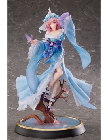 Touhou Project PVC Statue 1/6 Ghost From the Calamitous Nirvana Yuyuko Saigyouji Deluxe Edition 32 cm