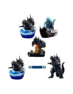 Godzilla Petitrama EX Series Trading Figure 3-Set From Zero To Minus One Set Special Edition 9 cm