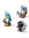 Petitrama EX Series Trading Figure 3-Set Shangri-La Frontier vs Monster Diorama Collection Set 11 cm  Megahouse