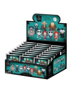 Nightmare before Christmas Charm 3D PVC Bag Clips Series 6 Display (24)