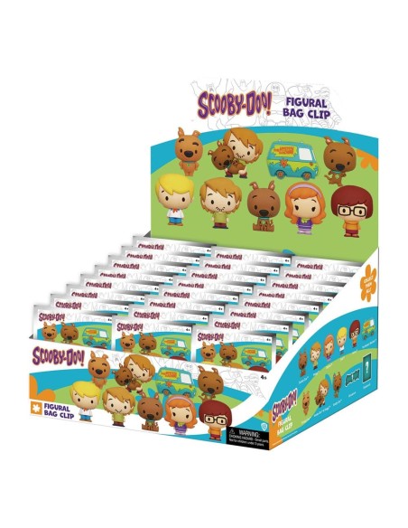 Scooby Doo 3D PVC Bag Clips Series 1 Display (24)