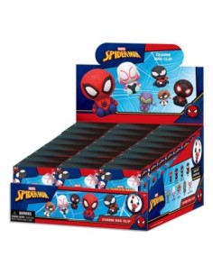 Spider-Man Charm 3D PVC Bag Clips Display (24)