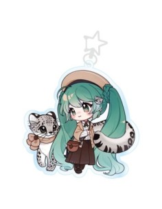 Hatsune Miku Acrylic Keychain Kawaii Winter Time