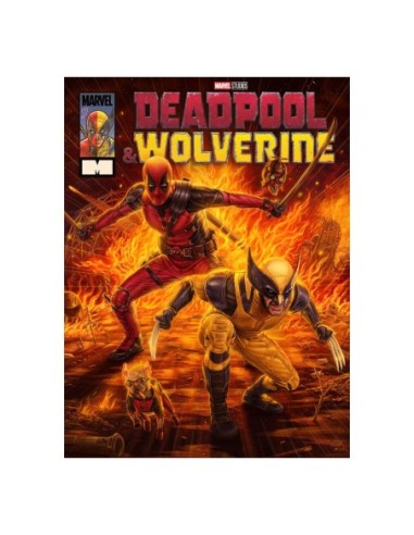 Marvel Art Print Deadpool & Wolverine 46 x 61 cm - unframed  Sideshow Collectibles