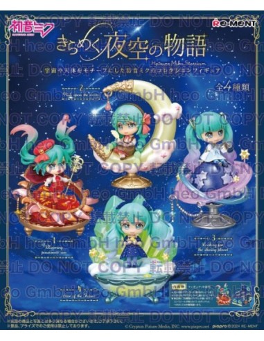 Hatsune Miku Mini Figures Miku Starrium Display (4)  Re-Ment