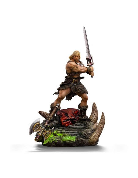 Masters of the Universe Deluxe Art Scale Statue 1/10 He-Man Unleashed 34 cm  Iron Studios