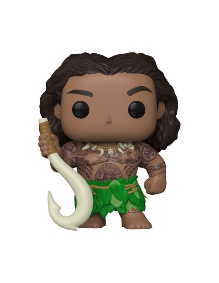 Moana 2 POP! & Buddy Vinyl Figure Maui with Fish Hook 9 cm  Funko