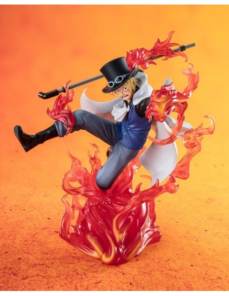 One Piece Figuarts ZERO Extra Battle PVC Statue Sabo Fire Fist Rook Check 19 cm  Bandai Tamashii Nations