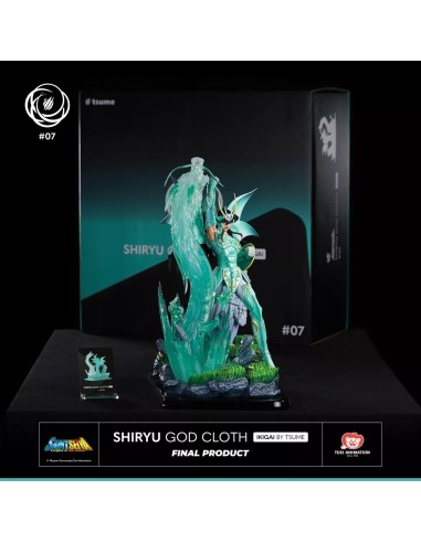 Myth Cloth Saint Seiya Hades Chapter: Shiryu God Cloth 1/6 Ikigai Statue  Tsume