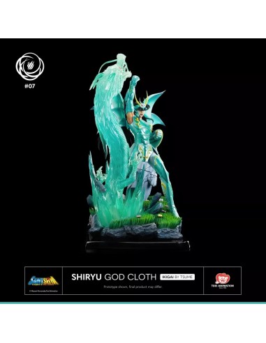 Myth Cloth Saint Seiya Hades Chapter: Shiryu God Cloth 1/6 Ikigai Statue  Tsume