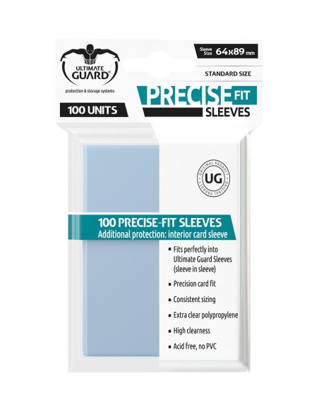 Ultimate Guard Precise-Fit Perfect Sleeves Pokemon One Piece 100pz  Ultimate Guard