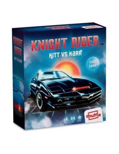 Knight Rider Card Game Kitt vs. Karr Retro