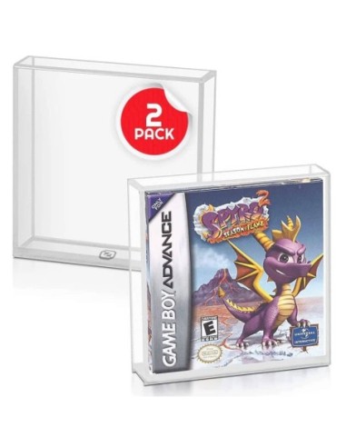 Acrylic Case 2-Pack for Gameboy/Gameboy Advance Games  Evoretro