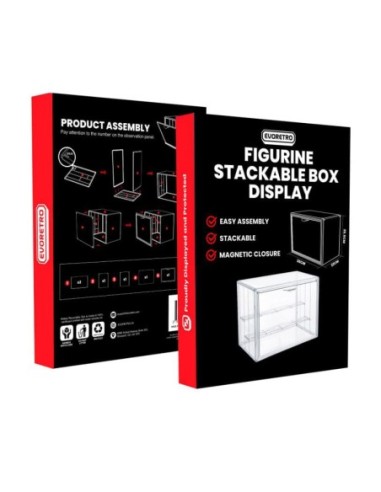 Evoretro Figure Display Box Stackable