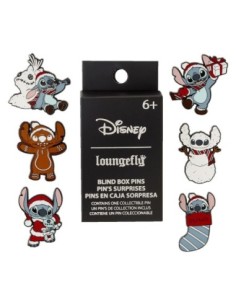 Lilo & Stitch by Loungefly Enamel Pins Blind Box Holiday Display (12)