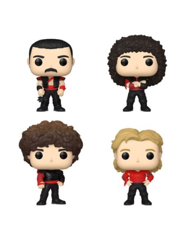 Queen POP! TV Vinyl Figure 4-Pack Radio Gaga 9 cm  Funko