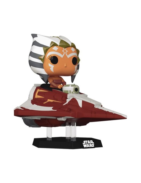 Star Wars: The Clone Wars POP! Rides Vinyl Bobble-Head Ahsoka Tano in Delta 7 Jedi Starfighter 15 cm