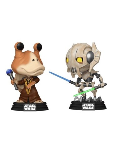 Star Wars: The Clone Wars POP! Vinyl Bobble-Heads 2-Pack Jar Jar Binks vs. General Grievous 9 cm