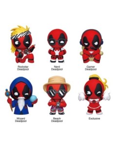 Marvel 3D Magnets Deadpool Classic Series 1 Display (12)