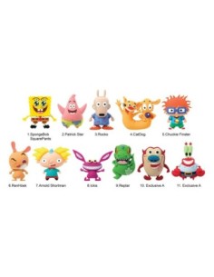 Nickelodeon Classics 3D PVC Bag Clips Series 1 Display (24)