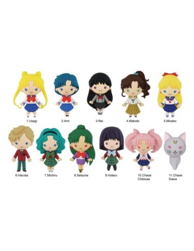 Sailor Moon 3D PVC Bag Clips Series 3 Display (24)