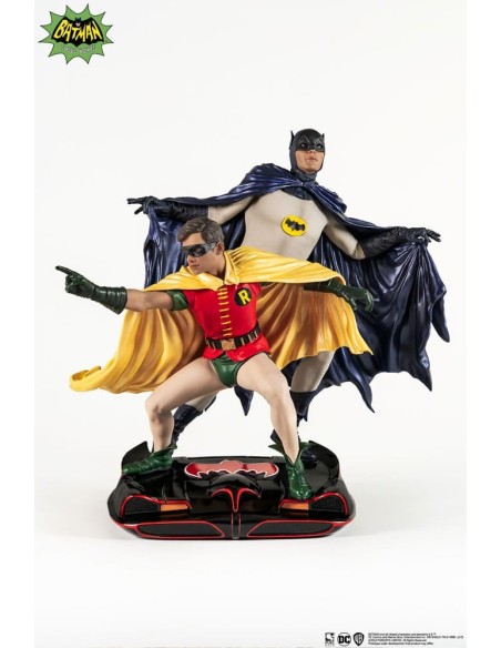 DC Comics PVC Diorama Statue 1/8 Batman & Robin 1966 23 cm