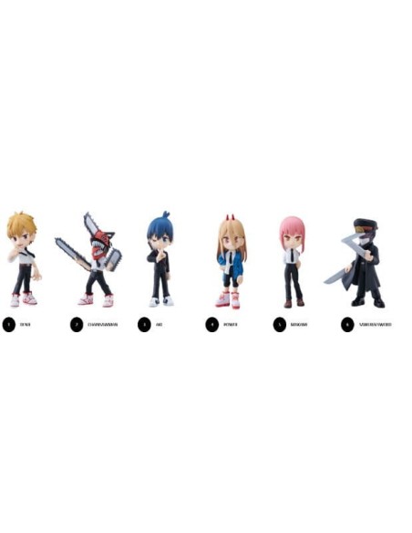 Chainsaw Man Anime Series Mini Figures 9 cm Display (6)