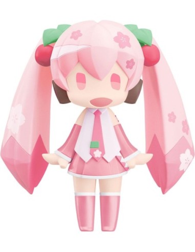 Character Vocal Series 01: Hatsune Miku HELLO! GOOD SMILE Action Figure Sakura Miku 10 cm