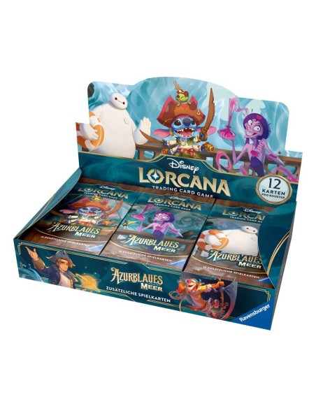 Disney Lorcana TCG Azurblaues Meer Booster Display (24) *German Edition*