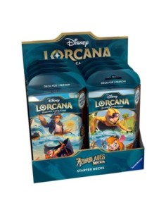 Disney Lorcana TCG Azurblaues Meer Starter Decks Display (8) *German Edition*