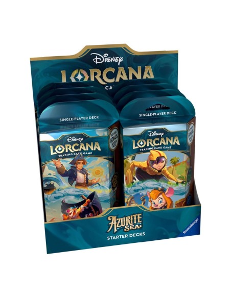 Disney Lorcana TCG Azurite Sea Starter Decks Display (8) *English Edition*