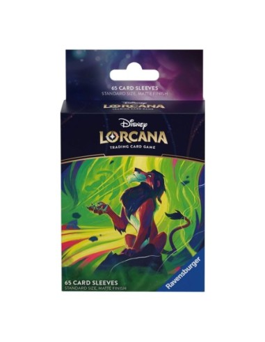 Disney Lorcana TCG Card Sleeves Scar (65)